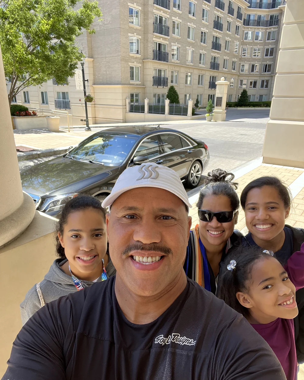 Durham Power Wash owner JD with his family