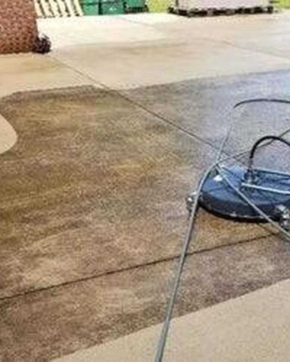 Surface cleaning on concrete in Durham